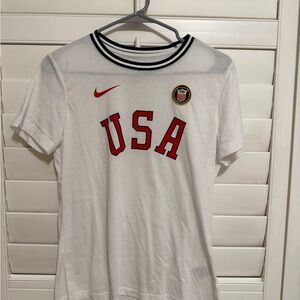 Nike White USA Tee